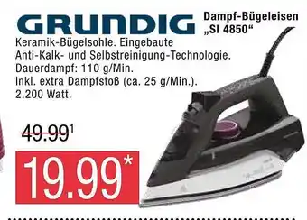 Marktkauf Grundig dampf-bügeleisen si4850 Angebot