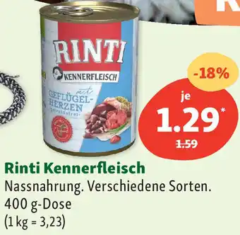 Fressnapf Rinti Kennerfleisch 400 g Dose Angebot