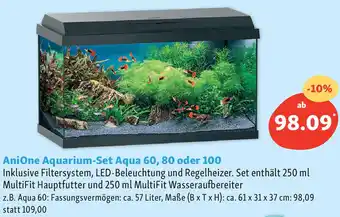 Fressnapf AniOne Aquarium Set Aqua 60, 80 oder 100 Angebot