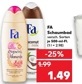 Kaufland FA Schaumbad 500ml Angebot