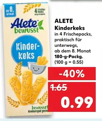 Kaufland Alete Kinderkeks 180g Angebot