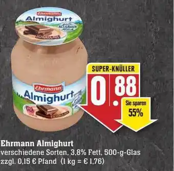 Scheck-in-Center Ehrmann almighurt Angebot