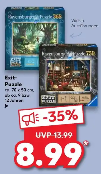 Kaufland Exit Puzzle Angebot