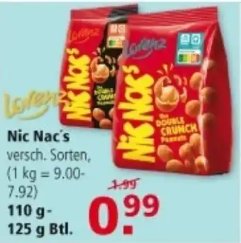 Multi Markt Lorenz Nic Nac's 110/125 g Beutel Angebot