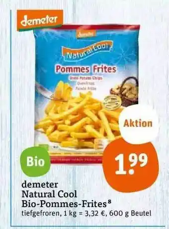 tegut Demeter natural cool bio-pommes-frites Angebot