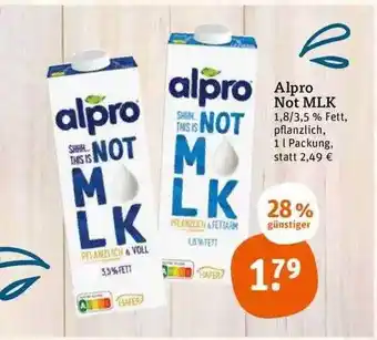 tegut Alpro not mlk Angebot