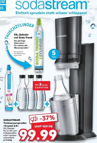 Kaufland Sodastream Trinkwassersprudler Crystal 2.0 Angebot