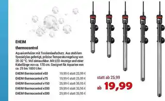 Zookauf Eheim thermocontrol Angebot