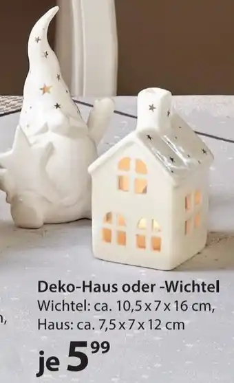 NKD Deko Haus oder Wichtel Angebot