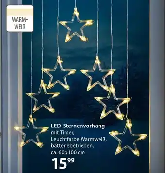 NKD LED Sternenvorhang Angebot