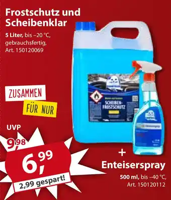 Sonderpreis Baumarkt Frostschutz und Scheibenklar 5 Liter Angebot