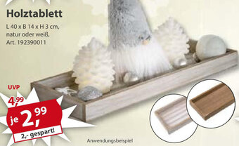 Sonderpreis Baumarkt Holztablett Angebot