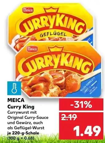 Kaufland Meica Curry King 220g Angebot