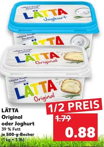 Kaufland Lätta Original oder Joghurt 500g Becher Angebot