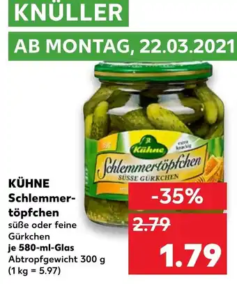 Kaufland Kühne Schlemmertöpfchen 580ml Angebot