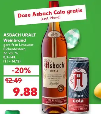Kaufland Asbach Uralt Weinbrand 0,7L Angebot