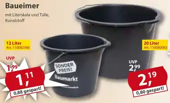 Sonderpreis Baumarkt Baueimer 12 Liter Angebot