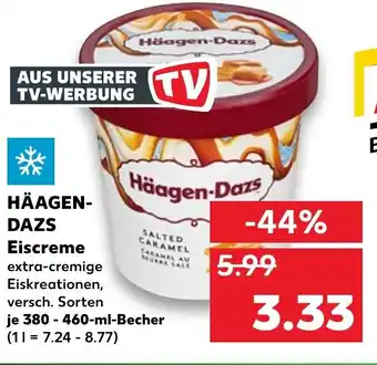 Kaufland Häagen Dazs Eiscreme 380-460 ml Angebot