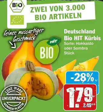 HIT Deutschland Bio Hit Kürbis Angebot
