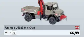 Vedes Unimog u5023 mit kran busch Angebot