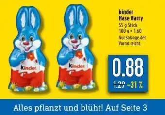 diska Kinder Hase Harry 55g Angebot