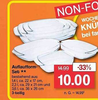 Famila Nord West Auflaufform-set Angebot