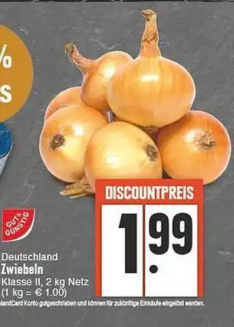 E-Center Gut & günstig deutschland zwiebeln Angebot