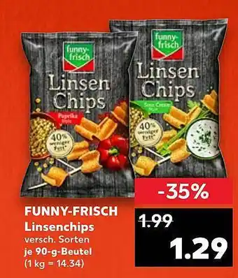 Kaufland Funny-frisch linsenchips Angebot