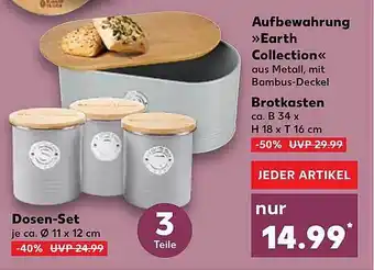 Kaufland Aufbewahrung „earth collection“ oder brotkasten Angebot