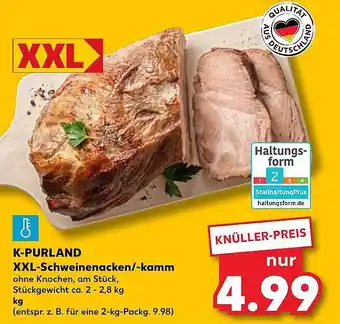 Kaufland K-purland xxl-schweinenacken-kamm Angebot