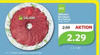 Markant Wiltmann bio salami Angebot