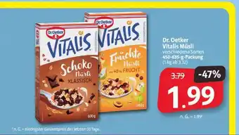 Markant Dr. oetker vitalis müsli Angebot