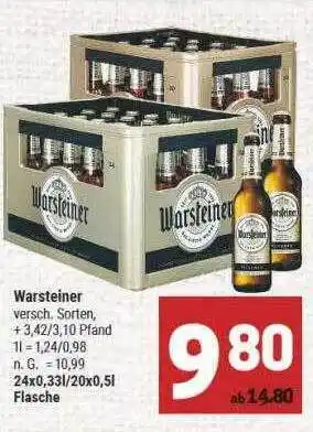 Marktkauf Warsteiner Angebot