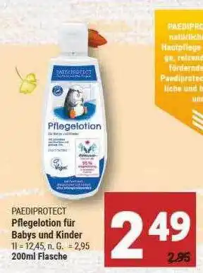 Marktkauf Pflegelotion für babys und kinder Angebot