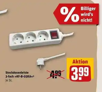 REWE Steckdosenleiste 3-fach kf-b-03ka Angebot