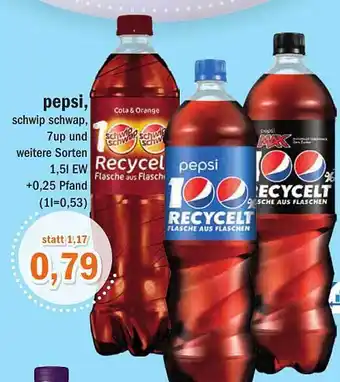 Aktiv Irma Pepsi, schwip schwap, 7up und weitere sorten Angebot