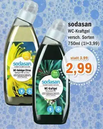 Aktiv Irma Sodasan wc-kraftgel Angebot