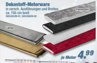 Poco Dekostoff-meterware Angebot