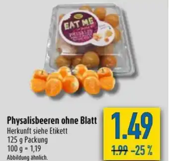 diska Physalisbeeren ohne Blatt 125g Angebot