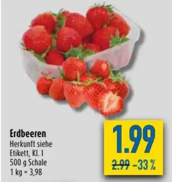 diska Erdbeeren 500 g Angebot