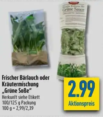 diska Frischer Bärlauch oder Kräutermischung,, Grüne Soße" 100/125g Angebot