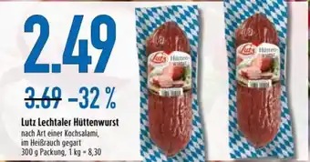 diska Lutz Lechtaler Hüttenwurst 300g Angebot