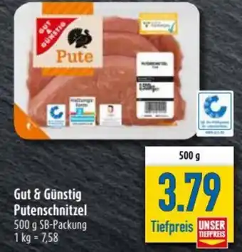 diska Gut & Günstig Putenschnitzel 500g Angebot