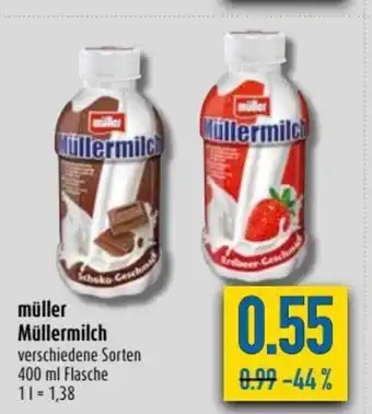 diska Müller Müllermilch 400ml Angebot