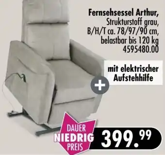 Möbel Boss Fernsehsessel Arthur Angebot