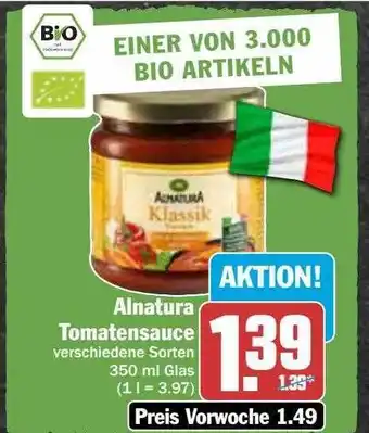 Hit Alnatura tomatensauce Angebot