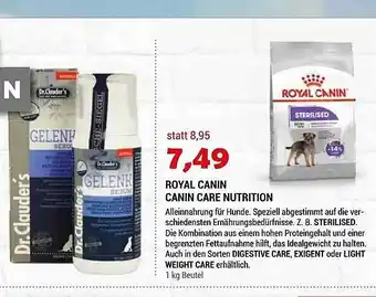 Zookauf Royal Cann Canin Care Nutrition Angebot