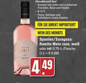 Scheck-in-Center Ramito wein rosé, weiß Angebot