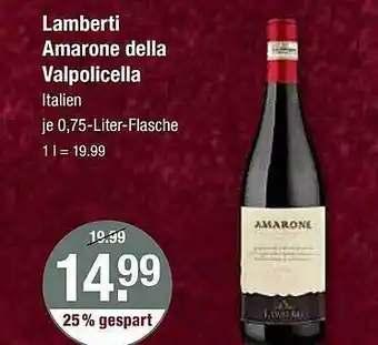 V Markt Lamberti amarone della valpolicella Angebot