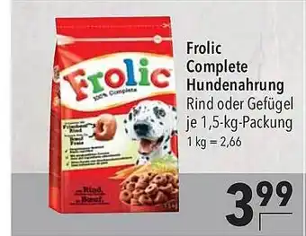 CITTI Markt Frolic complete hundenahrung Angebot